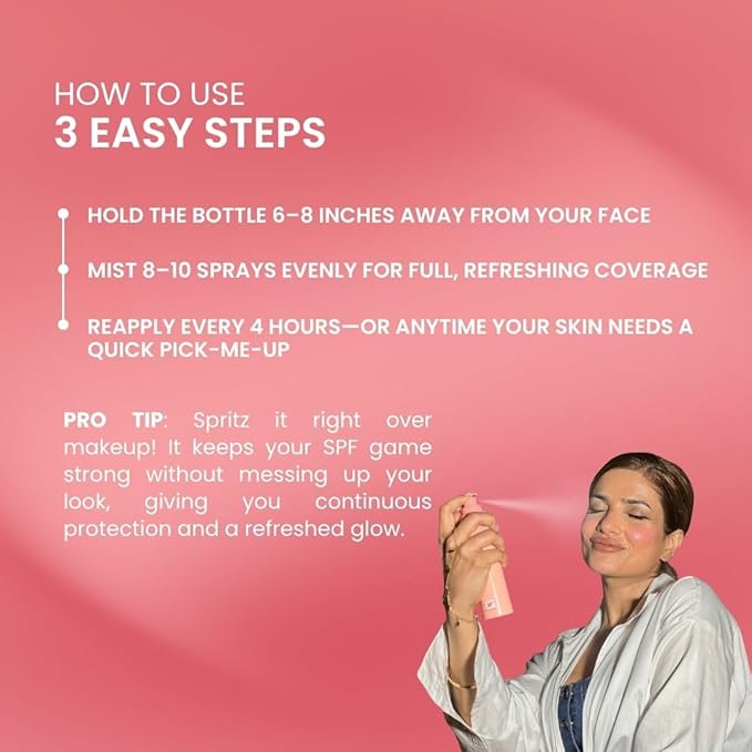 Suroskie Glow Up Juice Spf 35 Pa++++ 100Ml | Rose & Rice Toner Korean Skincare For Glass Skin | Uv Rays Protection | Brightens & Smoothens | Dewy Mist For All Skin Types | Dermatologically Tested