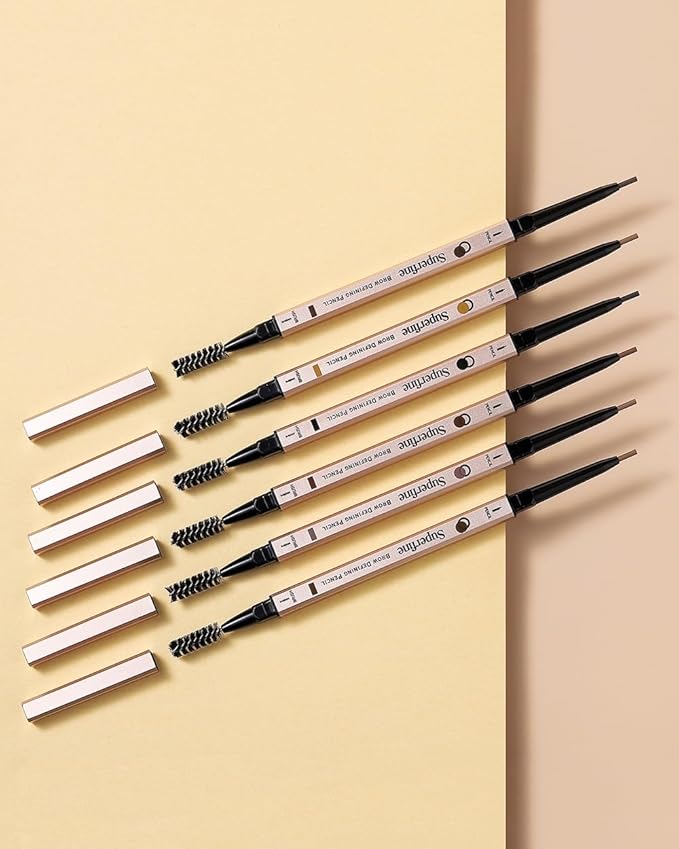 Beauty Superfine Micro Brow Pencil – 1.5mm Ultra-Fine Tip, Waterproof, Vegan Formula, 6 Shades – Long-Lasting Natural Eyebrow Pencil (02 - Ash Blonde, 0.08G/0.002 FL.OZ（pack of 1）)