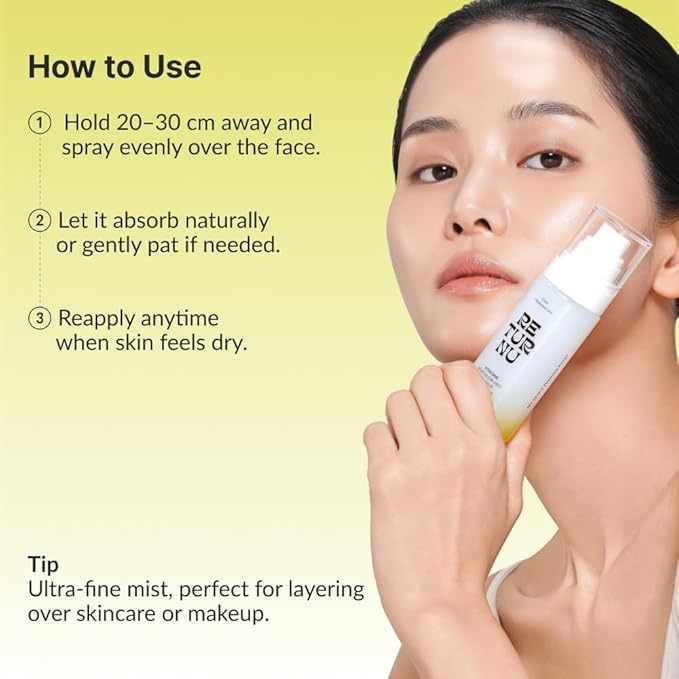 Vitatone Dewy Glow Facial Mist, Ultra-Fine Hydrating Milky Mist to Comfort Skin, Enhance Radiance & Help Support the Skin’s Moisture Barrier, Vegan Korean Skincare (2.70 fl. oz)
