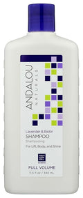 Andalou Naturals Lavender & Biotin Full Volume Shampoo,Purple,11.5 Fl Oz (Pack of 1)