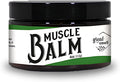 Muscle Balm - All-Natural Moisturizing Butter for Dry Skin + Cracked Heels - Calm, Soothe, Relax - Pure Essential Oils Peppermint + Lavender - Muscles + Joints 4 oz