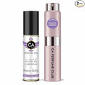 CA Perfume Duo Impression of Fleurs De Gardenia For Women Perfume Layering Set Long Lasting Travel Size EDP + Body Oil Roll-On Bottle 0.27 Fl Oz+0.33 Fl Oz
