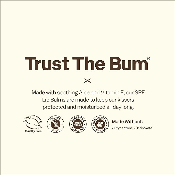 Sun Bum SPF 30 Sunscreen Kiwi Lip Balm - Moisturizing Aloe Vera and Vitamin E - Vegan and Cruelty Free - Broad Spectrum UVA/UVB Lip Protection - 0.15 oz Stick