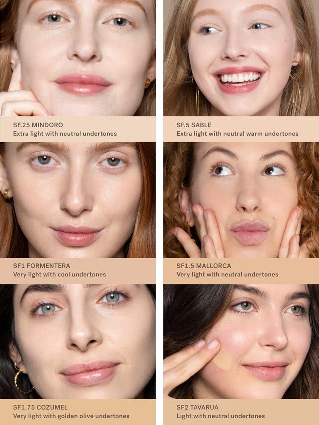 ILIA - True Skin Serum Foundation | Non-Comedogenic, Cruelty-Free, Vegan, Weightless Feel, Buildable Coverage, Safe for Sensitive Complexion (Mallorca SF1.5)
