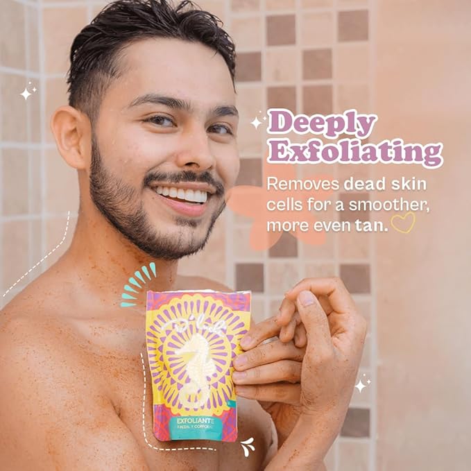 D'Luchi Coffee Scrub for Face & Body, Natural Exfoliator with Almond, Coconut and Orange Oil, Enriched with Vitamin E, Acne, Anti Cellulite and Stretch Mark Treatment for Men and Women