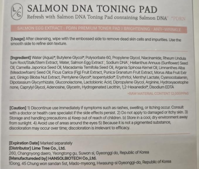 Licorne PDRN Toner Pads (70 Count) – Korean Toner Pads, Facial Toner Pads, Toner Pads Korean Skincare – Dual-Sided Essence Pads with Niacinamide for Hydrated, Smooth-Looking Skin