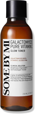 SOME BY MI Galactomyces Pure Vitamin C Glow Toner - 6.76Oz, 200ml - Korean Daily Vitamin C Face Toner for Skin Brightening - Glass Skin Routine with Skin Texture, Elasticity Care - Korean Skin Care