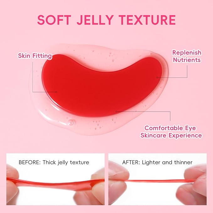 QUIYUM Watermelon Niacinamide Lip & Eye Mask Set - Hydrating Collagen Lip Masks + Eye Pads, Nourishing Skincare for Lips & Eyes (12 Packs)