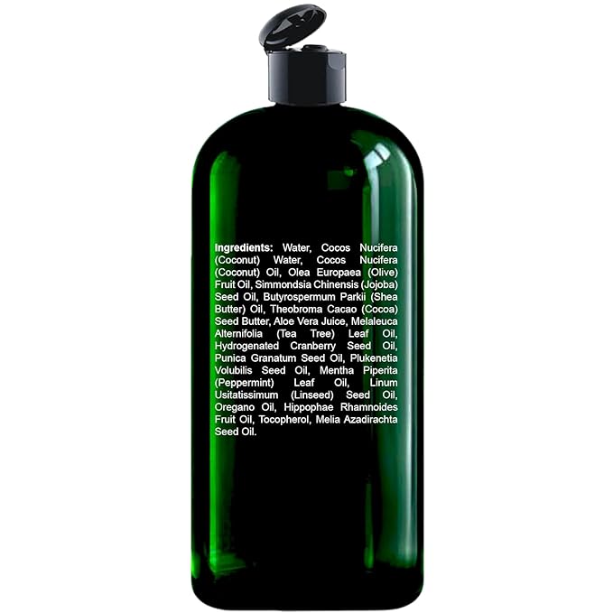 Essentially KateS Tea Tree Body Wash 16.9 fl oz - 100% Natural - Fights Body Odor & Irritation - Helps Athletes Foot, Ringworms, Jock Itch, Acne, & Eczema