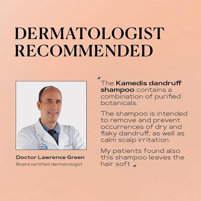 KAMEDIS Scalp Savior – Itchy Dry Scalp Treatment & Seborrheic Dermatitis Relief. Anti Dandruff Shampoo Clinically Formulated With Zinc Pyrithione & Salicylic Acid. Gentle SLS Free Formula. 16.9 Fl Oz