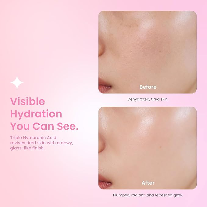 Glow Skin Prep Primer Serum – Makeup Gripping & Hydrating Radiance Base | Triple HA, Panthenol & Biopeptides | Flawless, Extended Wear Primer | 45 ml / 1.52 fl. oz.