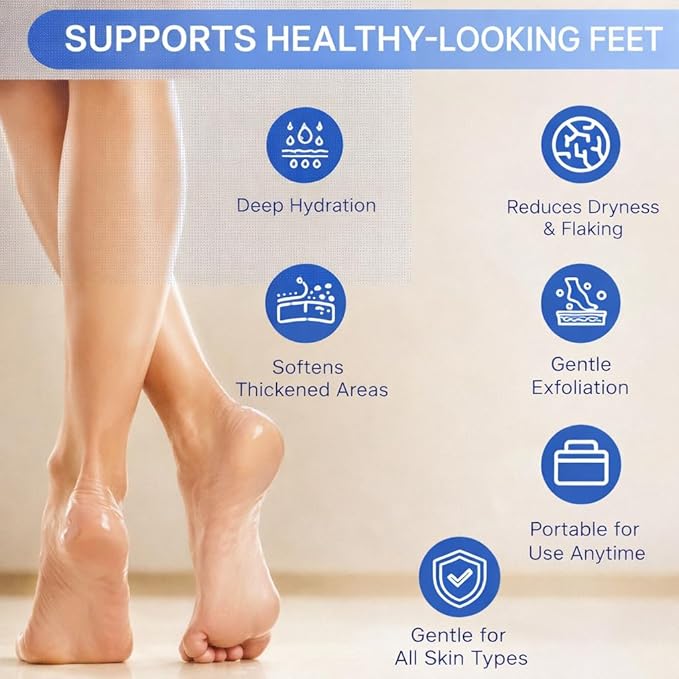 60% Urea Cream Stick with 2% Salicylic Acid, Maximum Strength Foot Cream for Dry Cracked Heels, Callus and Dead Skin Remover, Fast Absorbing, 1.4 oz, (1.41 oz pack of 2)