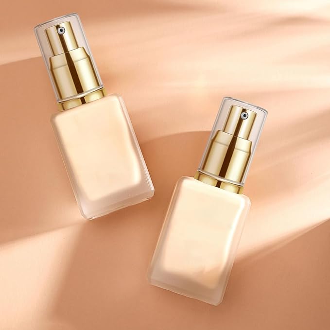 Chris.W 2Pack Foundation Pump Fit for Estee Lauder Double Wear Foundation DW Replacement Pump(Gold)