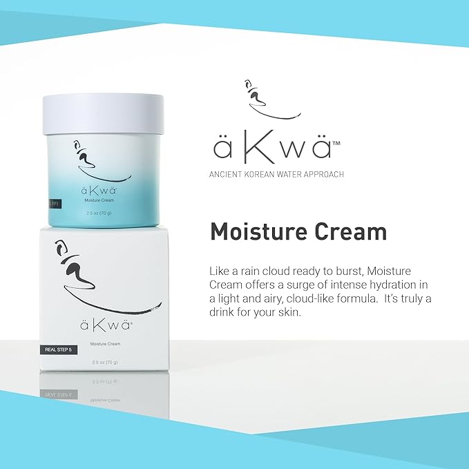 4Life - aKwa Moisture Cream - Plant-Based Face Moisturizer with Fermented Green Tea Water, Niacinamide, Ginseng, Honey & Birch Sap, Smooths Skin, Firms, Hydrates - 2.5 oz