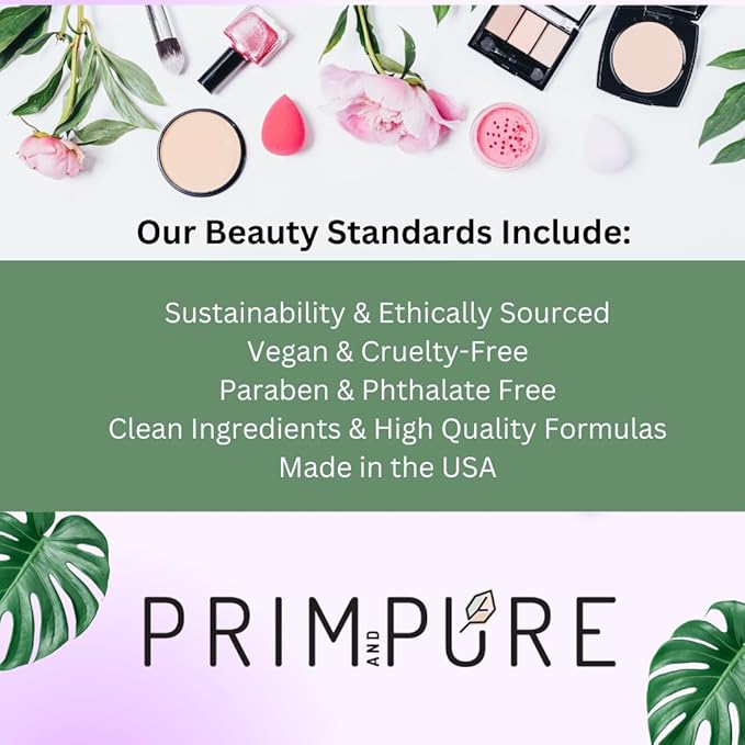 Prim and Pure Mineral Play Lip Gloss Set (Pack of 5) - 100% Natural, Organic, Vanilla Cupcake Birthday Girls Non-toxic Kids Lip Gloss Made in the USA