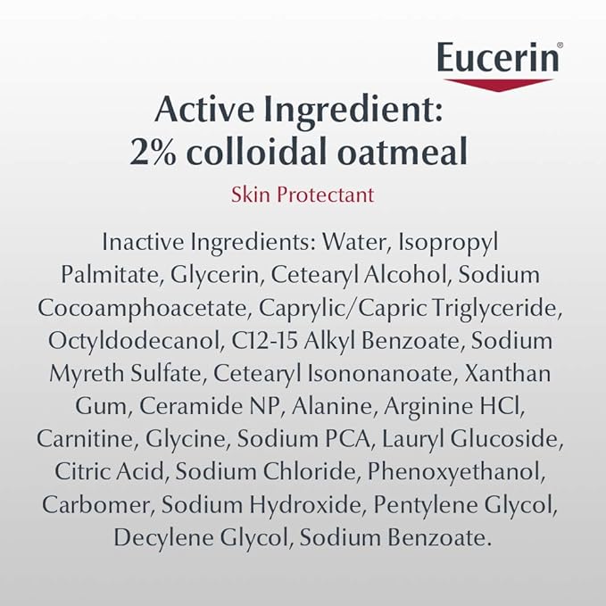 Eucerin Baby Eczema Relief Cream Body Wash, Fragrance Free Eczema Body Wash for Babies with Colloidal Oatmeal, 13.5 Fl Oz Bottle (Pack of 12)