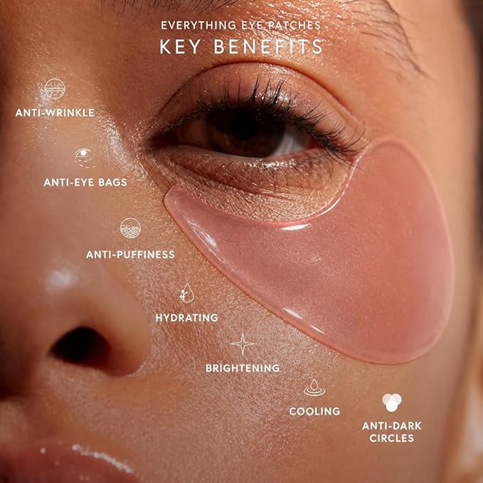 Under Eye Patches for Dark Circles & Puffiness – Collagen, Caffeine & Niacinamide Eye Masks – Hydrating Depuffing Anti-Aging Under Eye Patches for Bags & Fine Lines- 60 ct.