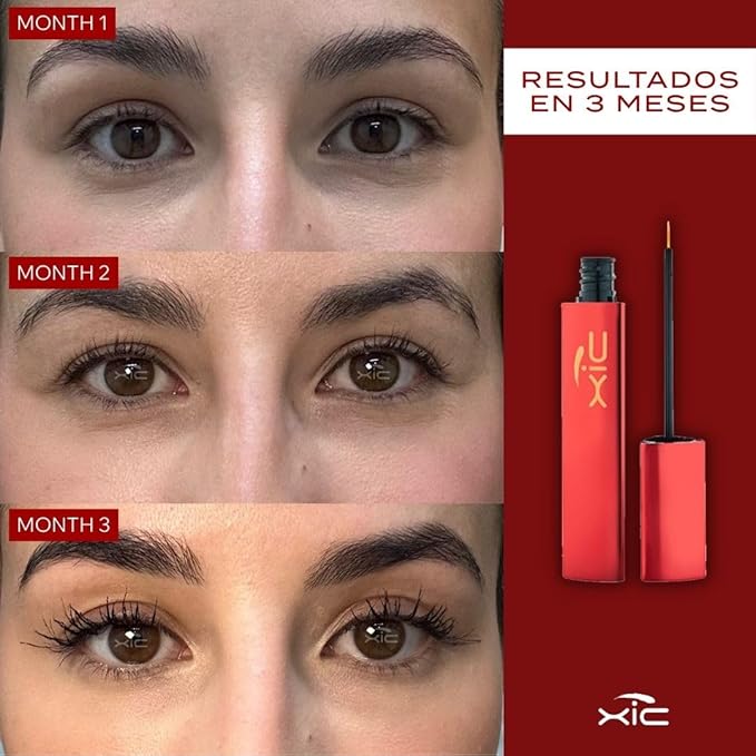 XiC Glam. Eyelashes and Eyebrows Growth Serum. You'll get aparetly Stronger, Thicker and Voluminous Eyelashes. XiC Enhancer. Product, lasts up to 8 months, 5.5ml.