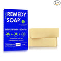 Truremedy Naturals Pack of 2 Tea Tree Body Wash with Peppermint and Eucalyptus - Soothing Tea Tree Oil Bar Soap for Men and Women - Refreshing Foot and Body Soap Bars for All Skin Types