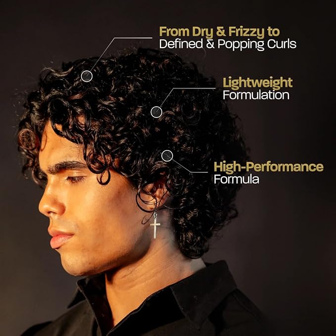 BASED Leave-In Conditioner, Instant Frizz Control, Hydrates & Nourishes Hair, Premium Leave-In Conditioner for Men, Healthier-Looking Frizz-Free Hair in Minutes (6.8 Fl Oz Pack of 1)