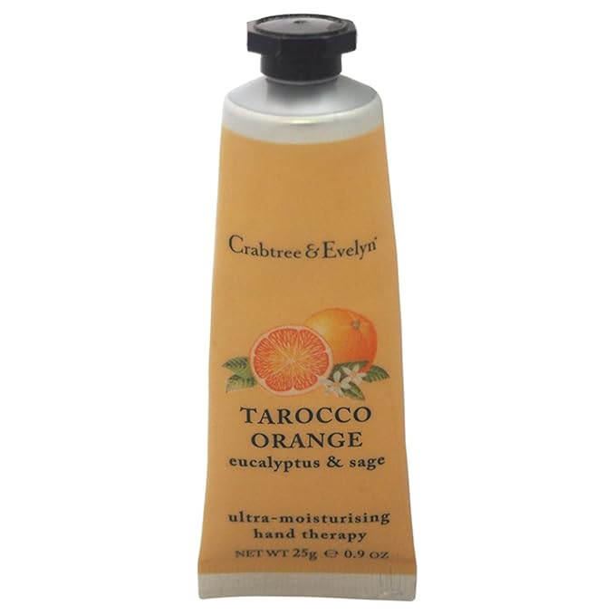Crabtree & Evelyn Hand Cream Therapy Tarocco Orange Eucalyptus & Sage Hand Cream Therapy, 0.9 Oz