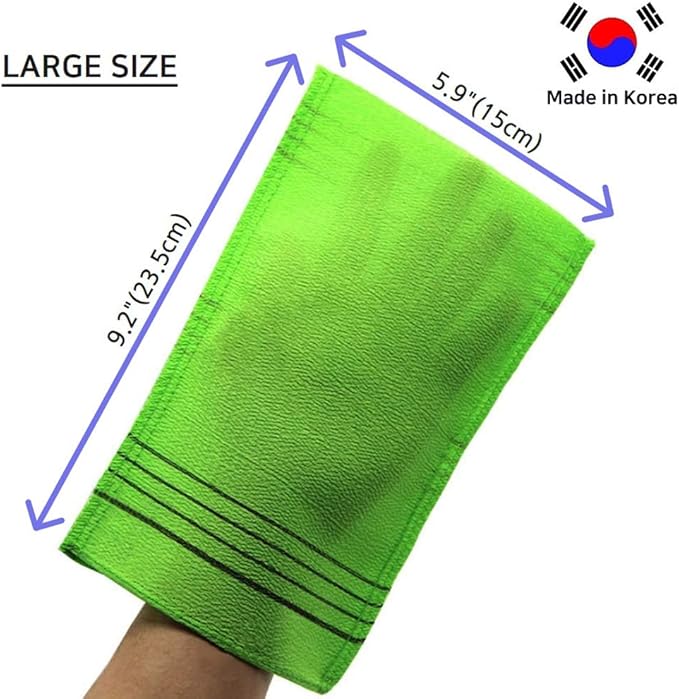 Asian Korean Exfoliating Bath Washcloth Mitt (5, Mix)