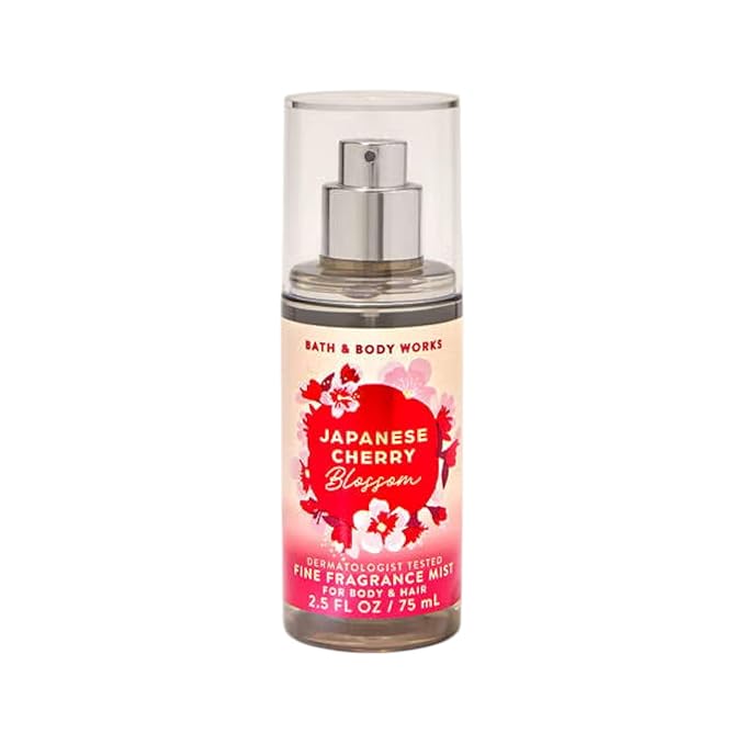 Bath and Body Works Fine Fragrance Mist Travel Size Mini Purse Spray 2.5 Ounce (Japanese Cherry Blossom)