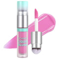 UCANBE Dual-Ended Liquid Blush with Angle Applicator & Built-In Brush, Seamless Buildable Blendable Lightweight Cheek Tint Makeup, Long Lasting Creates Dewy Natural Flush Finish - Cherry Petal