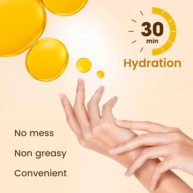 Repairing Hand Mask for Dry Cracked Hands, Hand Masks with Shea Butter, Jojoba Oil & Vitamin E, Moisturizing Gloves, Skin Care Gifts for Women & Men, Self Care Gifts for Women (2 Pairs) - PAC2