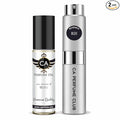 CA Perfume Duo Impression of Bleu For Men Perfume Layering Set Mens Cologne Long Lasting Travel Size EDP + Body Oil Roll-On Bottle 0.27 Fl Oz+0.33 Fl Oz