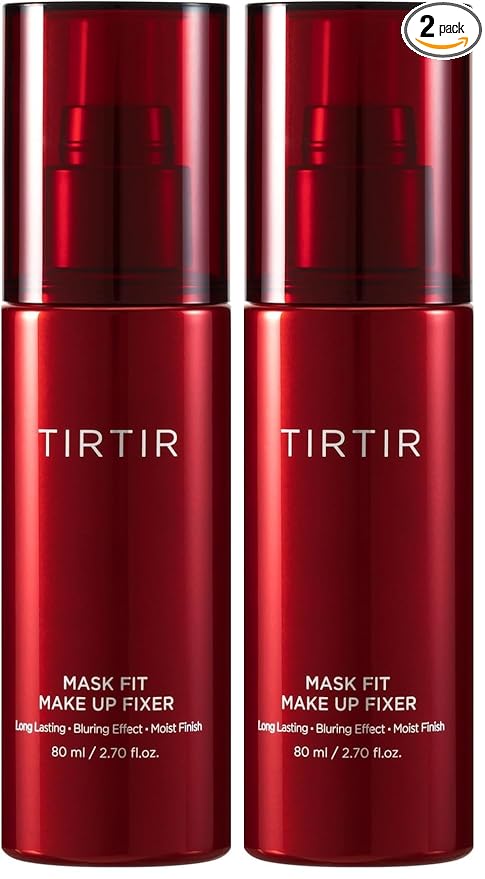 TIRTIR Mask Fit Make-up Fixer | 24H Transfer-Resistant Lightweight Non-Greasy Makeup Setting Spray 2.7 Fl Oz (Pack of 2)