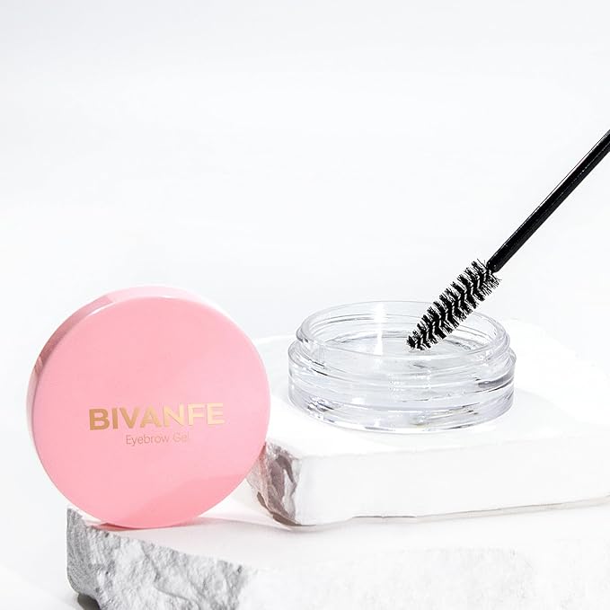 Brow Freeze Clear Eyebrow Gel - Long-Lasting Eyerow Shaping Wax for Laminated, Fluffy Feathered Brows, Waterproof & Smudge-Proof Brow Lift Styling Gel, 0.35 Oz