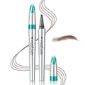 Eye Brow Pencils for Women - Waterproof Microblading Eyebrow Pencil, Four Tip Eye Brow Makeup Pen to Effortlessly Create Hair Like Natural Brows (Reddish Brown)