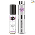 CA Perfume Duo Impression of French Lilac For Women And Men Perfume Layering Set Long Lasting Travel Size EDP + Body Oil Roll-On Bottle 0.27 Fl Oz+0.33 Fl Oz