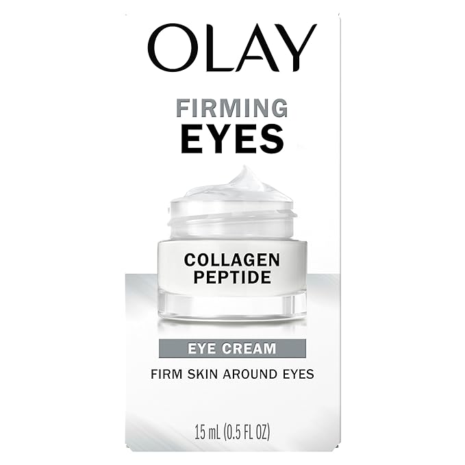 Olay Regenerist Collagen Peptide 24 Firming Eye Cream, Fragrance-Free Anti Aging Eye Treatment with Collagen Peptide and Vitamin B3+, Moisturizing Eye Cream for Wrinkles, 0.5 Fl Oz
