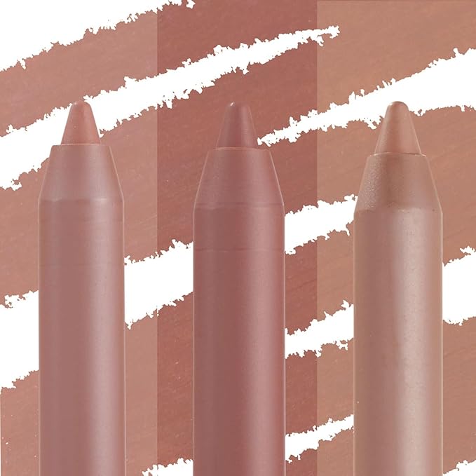 ColourPop Cool Group Chat Lippie Lip Pencil Kit - High-Pigment, Long-Lasting & Sharpenable Lip Liner with High-Impact Color - Includes Shades Ashton, Beeper + Cool BFF (3 Count)