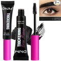 Tinted Thickening Brow Mascara,Tinted Eyebrow Gel,Waterproof, Transfer-proof, Brush to Fill in Eyebrows and Cover Gray Hairs - Cruelty Free (2pcs 08 Black)