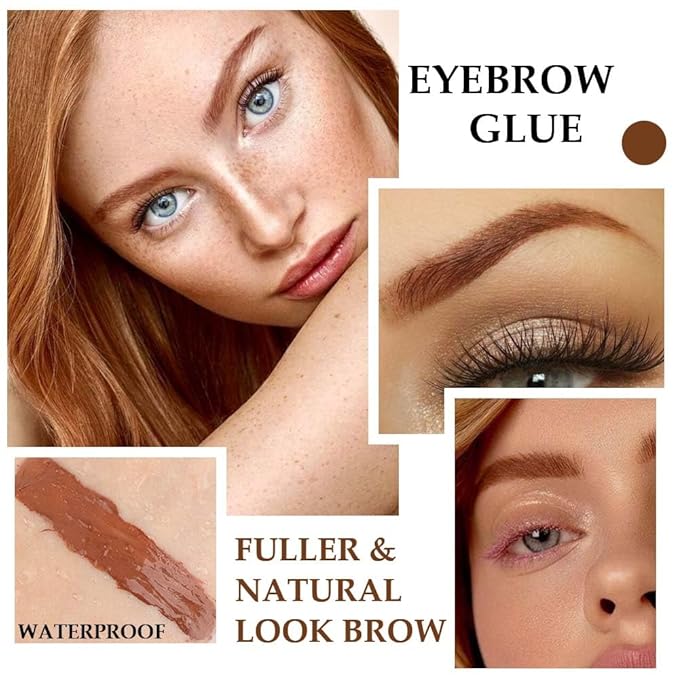 Tinted Thickening Brow Mascara,Tinted Eyebrow Gel, Waterproof, Transfer-proof, Brush to Fill in Eyebrows and Cover Gray Hairs - Cruelty Free (1pc 04 Rich Auburn)