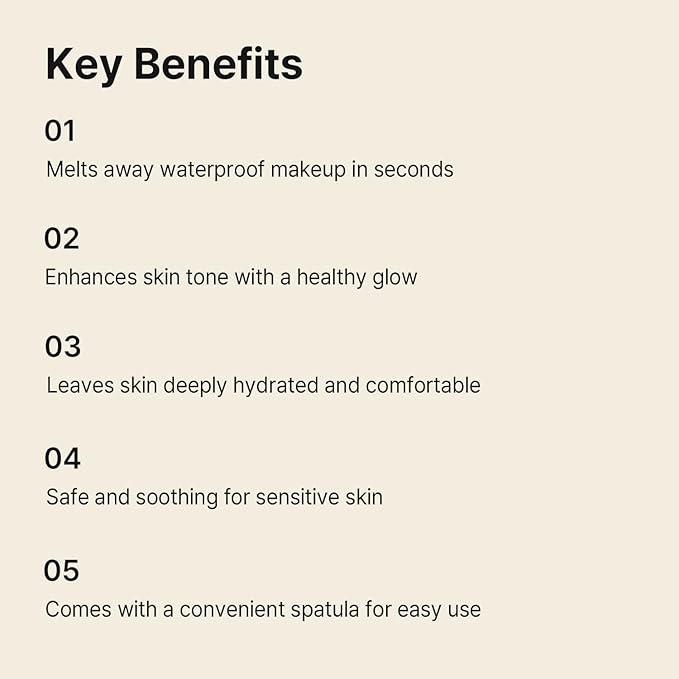 Rice Pore & Blackhead Cleansing Balm – Removes Makeup & Sunscreen, Deep Pore Cleanse, Non-Greasy Hydration, Jojoba & Olive Oils, Sensitive-Skin Safe 85g (2.99 fl.oz)