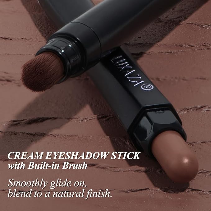 LUXAZA PRO 6PCS Neutral Eyeshadow Stick Makeup Set, Matte Cream Eye Shadow Eyeliner Brightener Pencil Crayon - B3 Iced Oat