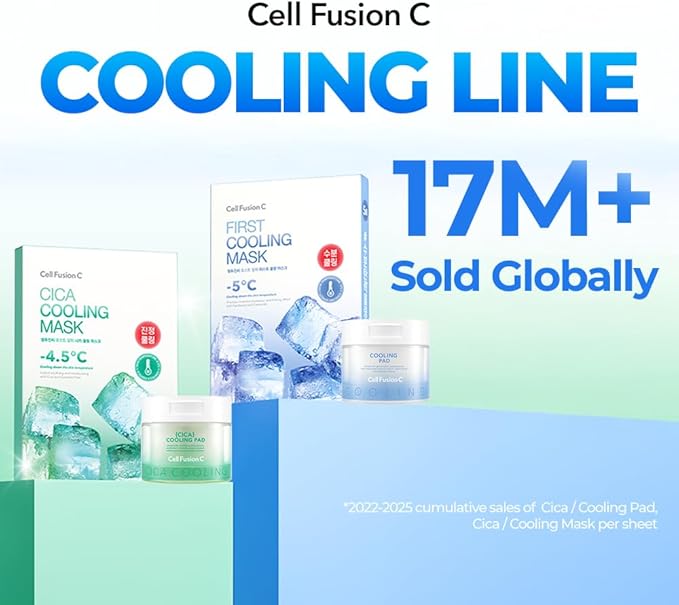 Cell Fusion C Post Alpha Cooling Pad – Hydrating & Cooling Korean Toner Pads | Panthenol & Glacier Water | Hydrating, Depuffing, Pore Care | 70 Pads / 6.08 fl.oz.
