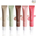5 Pcs Summer Tinted Lip Balm Butter - Natural Shea Butter & Olive Oil, Lightweight Hydrating & Non-Sticky, Soothes & Softens Dry Chapped Lips, Lip Gloss Gift Set for Girls, 0.5 Fl Oz