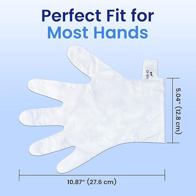 Repairing Hand Mask for Dry Cracked Hands, Hand Masks with Coconut, Shea Butter, Jojoba Oil & Vitamin E, Moisturizing Gloves, Skin Care Gifts for Women & Men, Self Care Gifts for Women (6 Pairs)