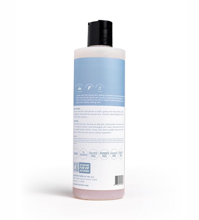 Her Fantasy Box | Dr. Hydration Moisturizing Body Wash – Ultra-Hydrating Cleanser with Hyaluronic Acid & Aloe, Gentle Daily Wash for Soft, Smooth-Feeling Skin, Vegan & pH Balanced (16 oz)
