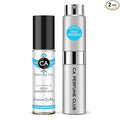 CA Perfume Duo Impression of Fresh Amberwood For Women And Men Perfume Layering Set Long Lasting Travel Size EDP + Body Oil Roll-On Bottle 0.27 Fl Oz+0.33 Fl Oz