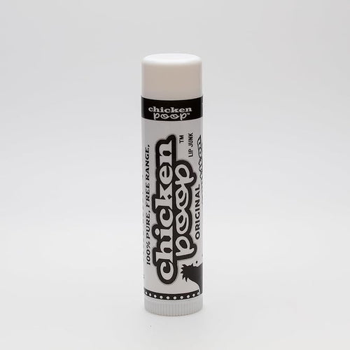 .15 oz. Chicken Poop® ORIGINAL FLAVOR Lip Junk for Dry, Chapped Lips, LIP BALM BULK PACK OF 16