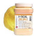 Vajacial Jelly Mask Peel-Off Bikini, Underarms Area Peel Mask - Luxury 24K Gold - Professional Size 23oz by Sugaring NYC