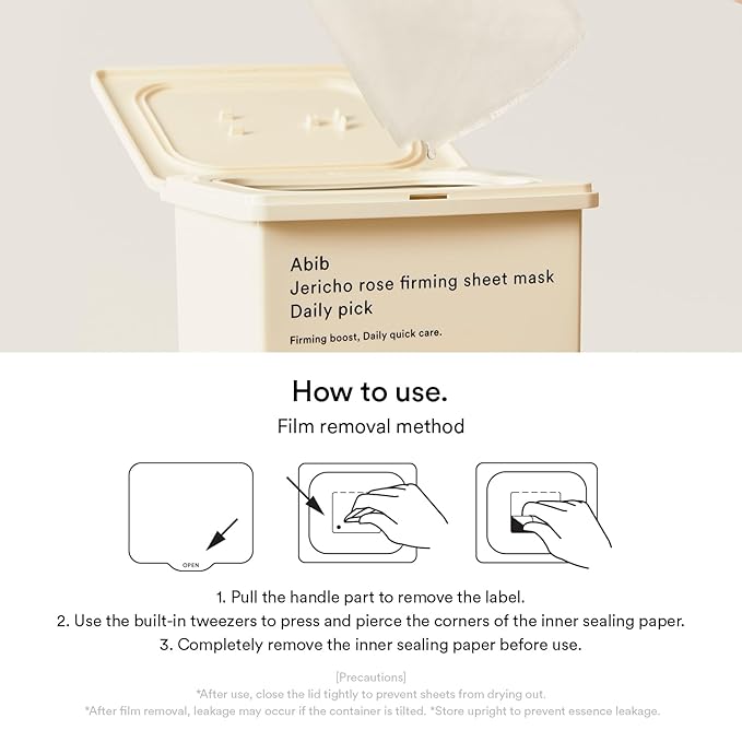 Abib Jericho Rose Sheet Mask Daily Pick (30 Sheets)