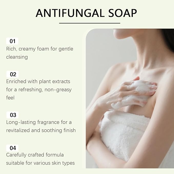 Tea Tree Oil Soap, Antifungal Soap,Relief soap Bar - Body Wash for Face & Body Acne