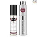 CA Perfume Duo Impression of Leather For Women And Men Perfume Layering Set Long Lasting Travel Size EDP + Body Oil Roll-On Bottle 0.27 Fl Oz+0.33 Fl Oz